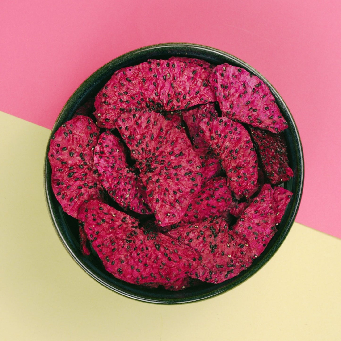 Yammy Dried Dragon Fruit Chips (5.6 oz Sharing Size) - Yammy 1 Ingredient Superfood Snacks
