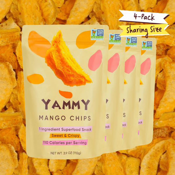 Yammy Dried Mango Chips – Sweet & Crispy Asian Snack - Yammy Snacks