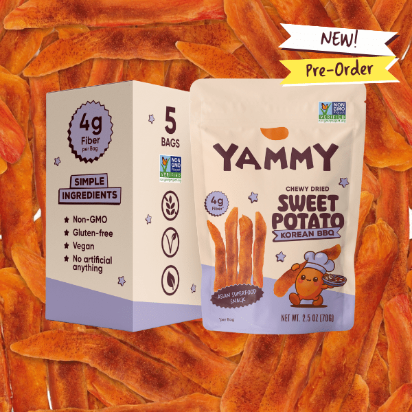 Sriracha Dried Sweet Potato Sticks – Soft & Chewy Asian Snack - Yammy Snacks