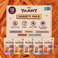 Chewy Dried Sweet Potato Sticks Variety Pack (Pack of 10)