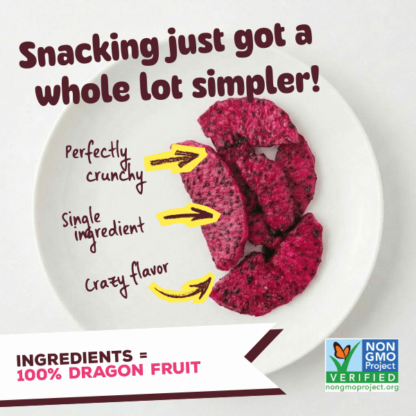 Yammy Dried Dragon Fruit Chips – Sweet & Crunchy Asian Snack - Yammy Snacks