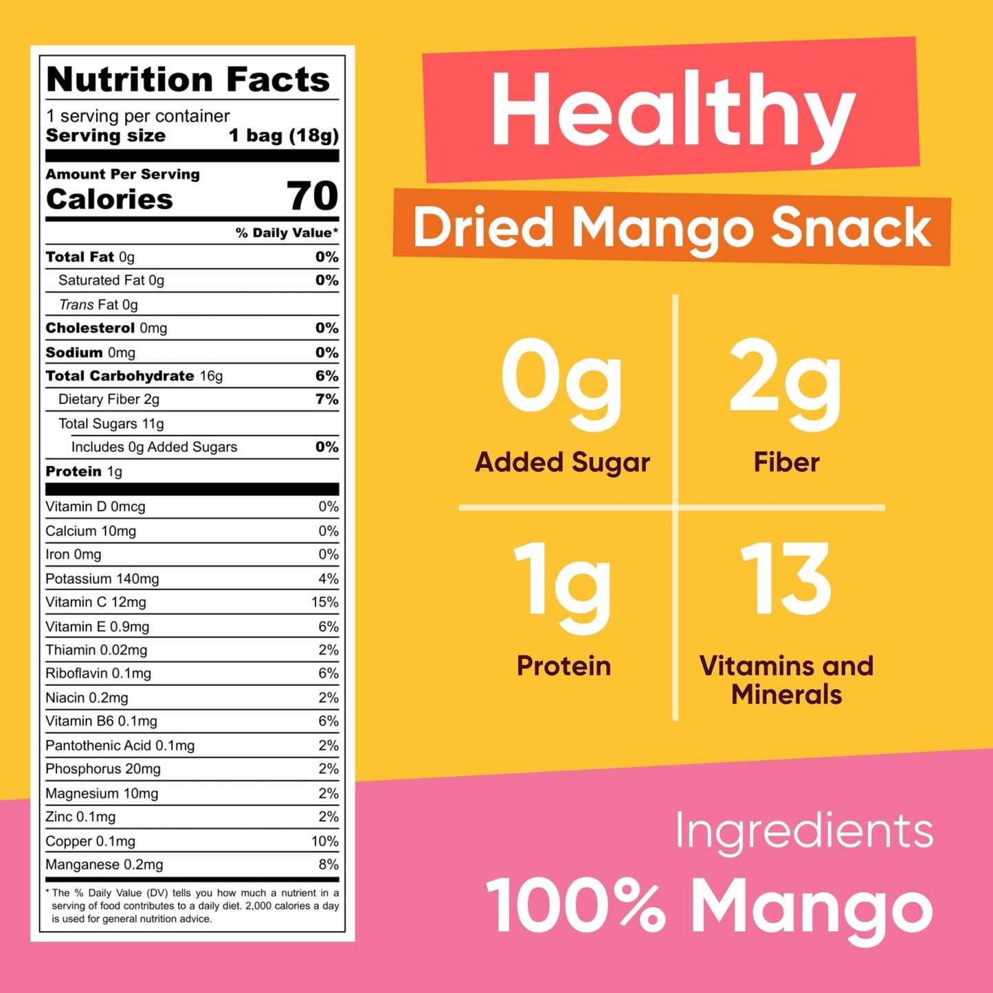 Yammy Dried Fruit Superfood Snack Variety Pack (Pack of 9) - Yammy 1 Ingredient Superfood Snacks