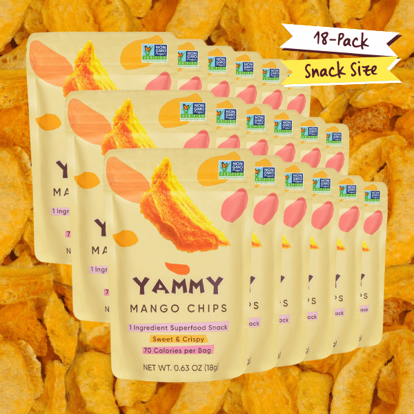 Yammy Dried Mango Chips – Sweet & Crispy Asian Snack - Yammy Snacks