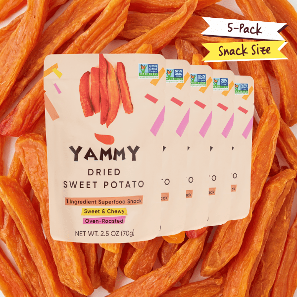 Yammy Dried Sweet Potato Sticks – Soft & Chewy Asian Snack - Yammy Snacks