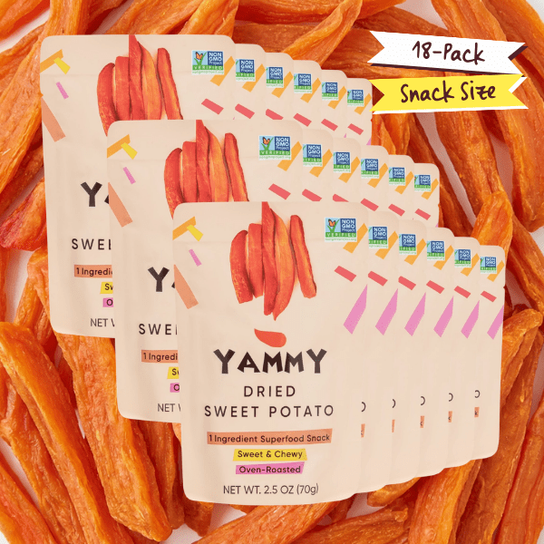 Yammy Dried Sweet Potato Sticks – Soft & Chewy Asian Snack - Yammy Snacks