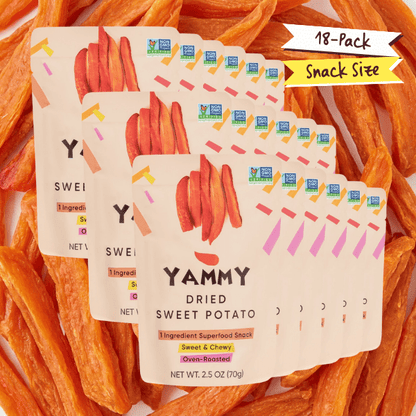 Yammy Dried Sweet Potato Sticks – Soft & Chewy Asian Snack - Yammy Snacks