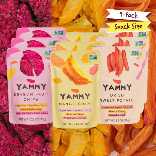 Yammy Single - Ingredient Dried Fruit Variety Pack – Texture Taste - Test - Yammy Snacks